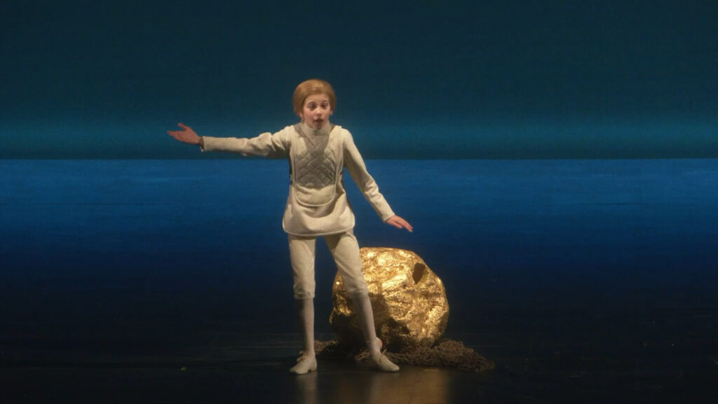 Nel ruolo di Yniold nell’opera Pelléas et Mélisande al Teatro alla Scala